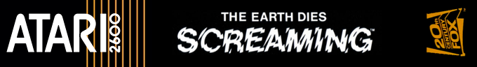 Earth Dies Screaming logo for Atari 2600